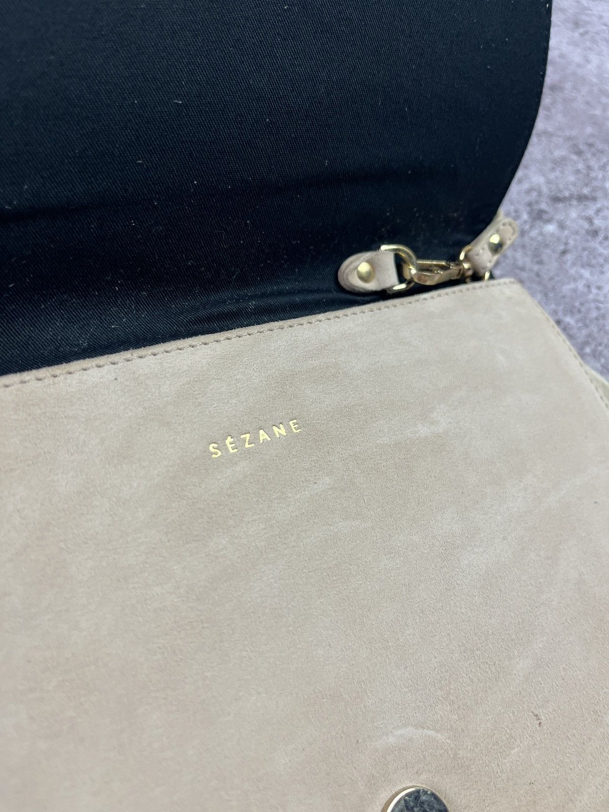 Sezane Sézane Farrow Leather Hand/Shoulder Bag Size ONE SIZE - 9 Thumbnail