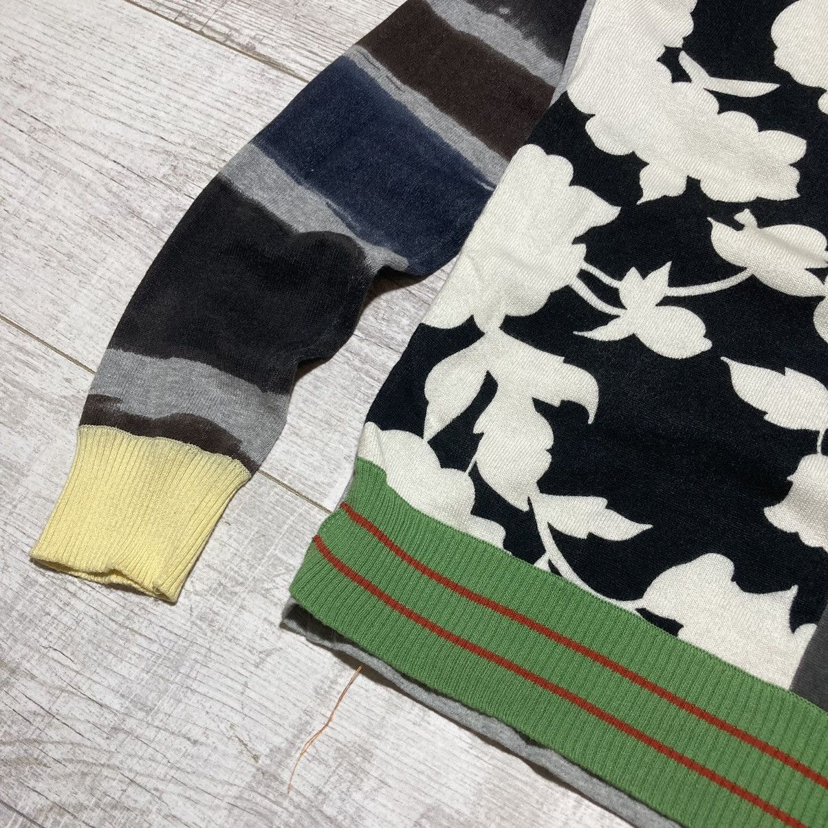 John Galliano Galliano Patchwork Jumper Sweater “Trou blem aker” Size US S / EU 44-46 / 1 - 10 Thumbnail