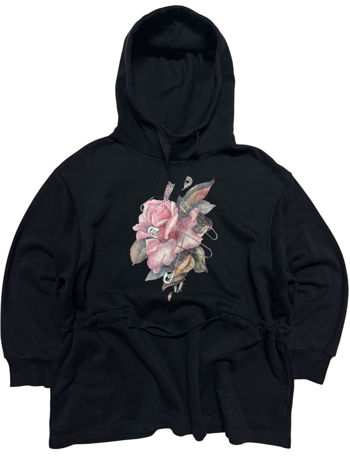 Undercover UNDERCOVER X GU PARACHUTE BAGGY FLORA BLACK HOODIE Size US M / EU 48-50 / 2 - 2 Thumbnail