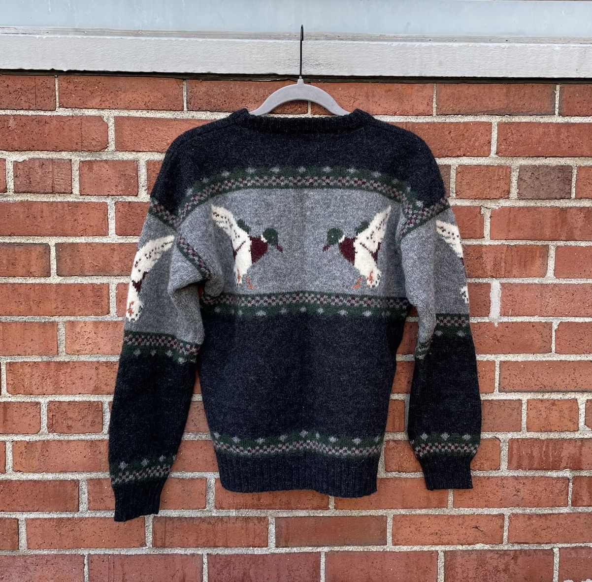Woolrich Woolen Mills Vintage Woolrich Sweater Duck Mallard 100% Pure Wool Size US M / EU 48-50 / 2 - 4 Thumbnail