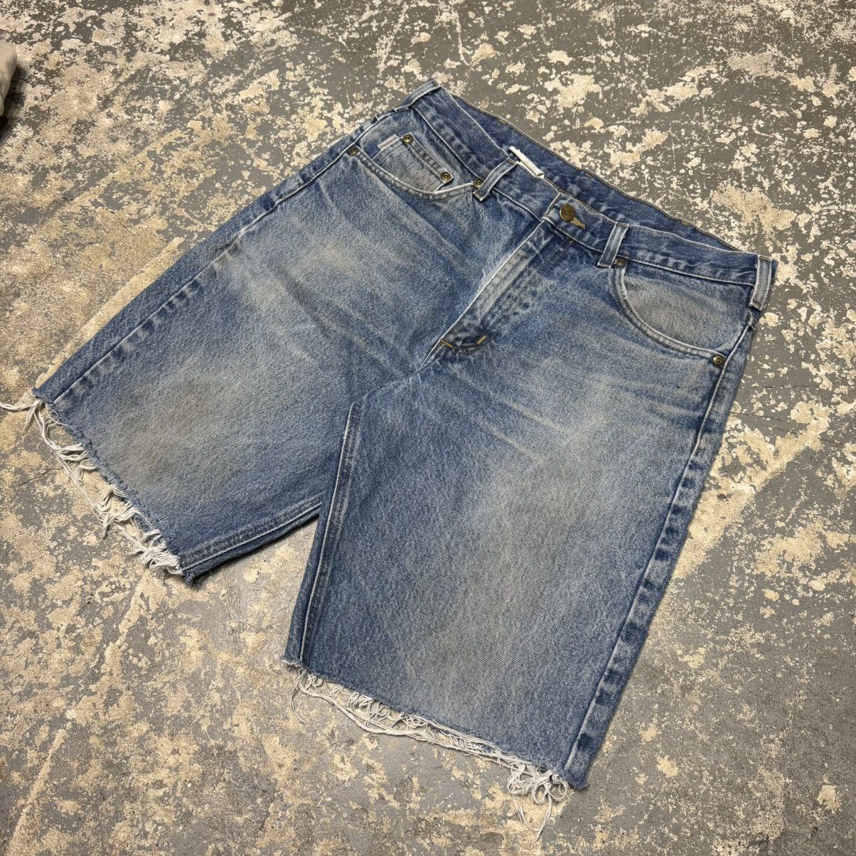 Carhartt Vintage Carhartt Denim Cut Off Workwear Shorts Jorts Size US 34 / EU 50 - 7 Thumbnail