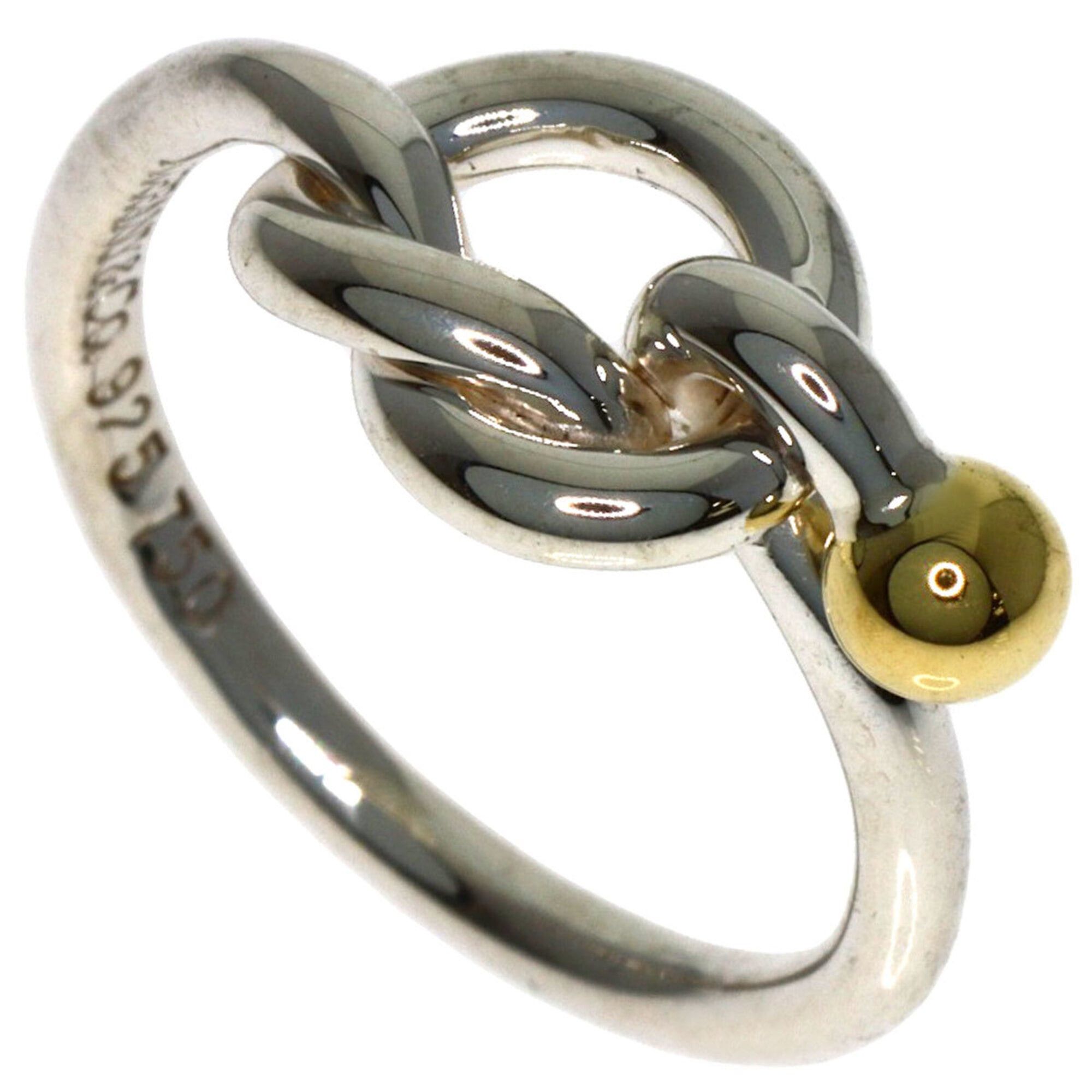 Tiffany & Co. Tiffany & Co. Love Knot Ring, Silver/18K Yellow Gold, Women's. Size ONE SIZE - 1 Thumbnail