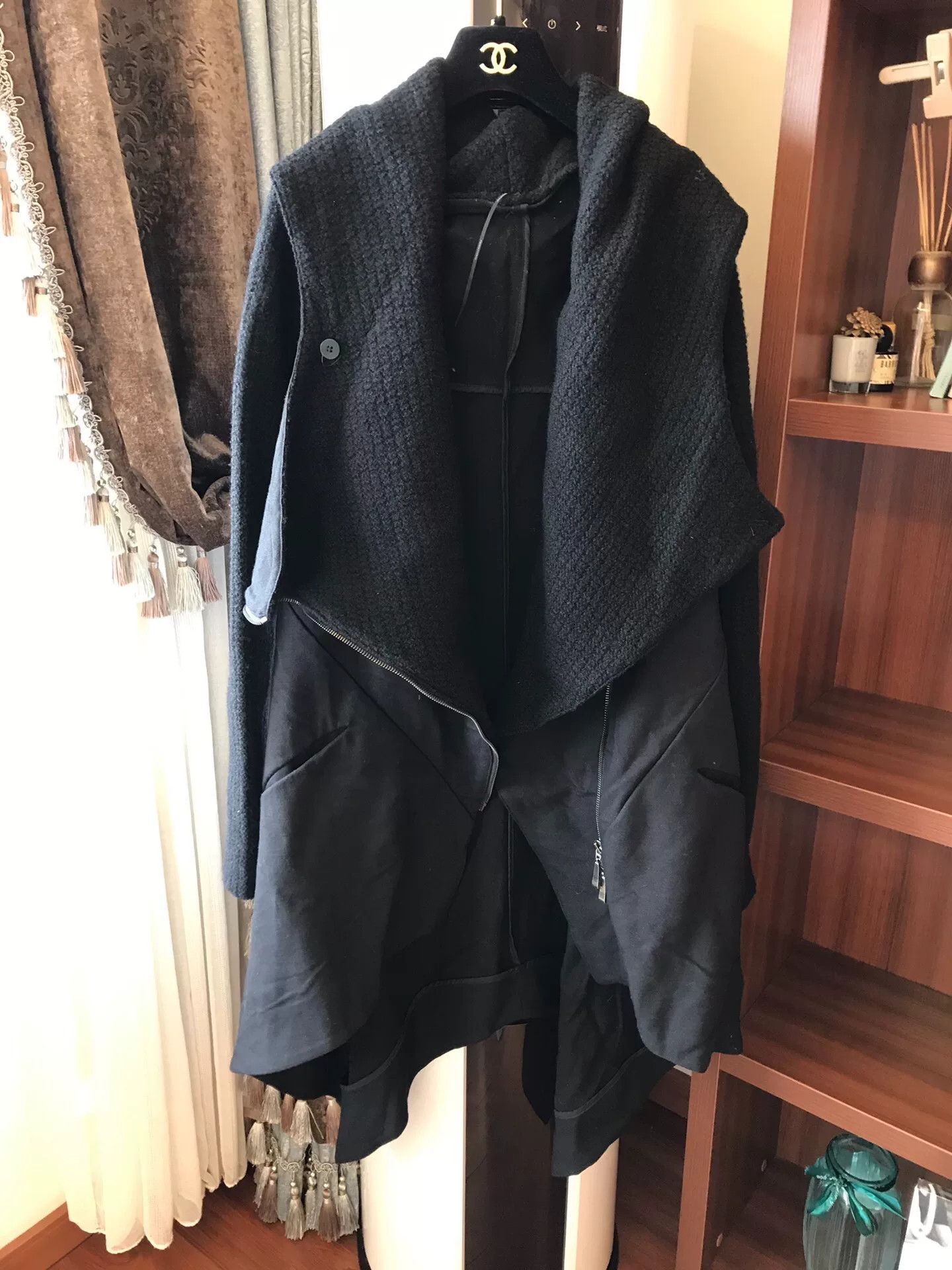 Masnada Masnada Dark Wool Designer Coat Size US M / EU 48-50 / 2 - 1 Thumbnail