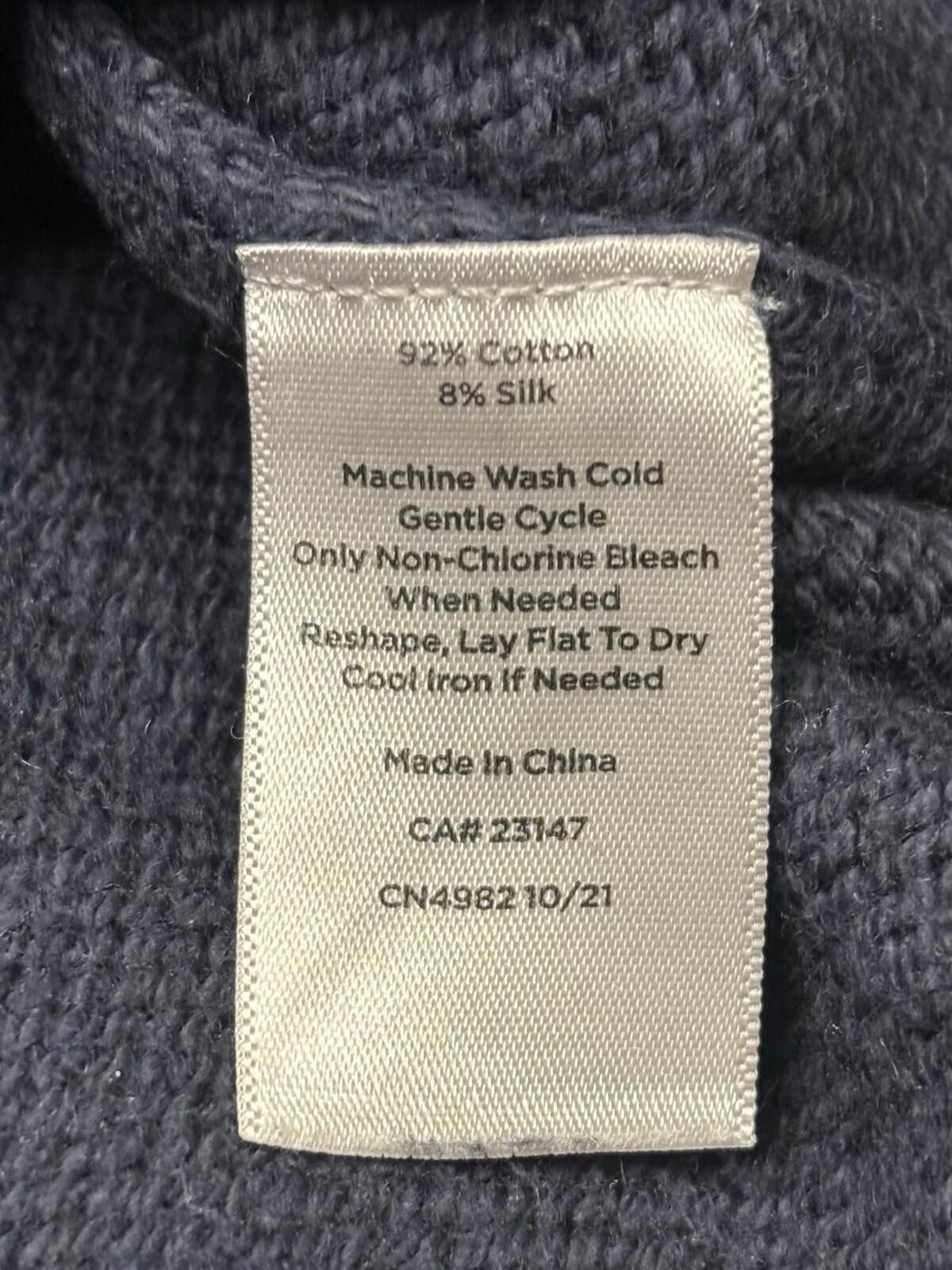Other Talbots Sweater Womens M Cotton Silk Bobble Stitch Cable Size M / US 6-8 / IT 42-44 - 8 Thumbnail