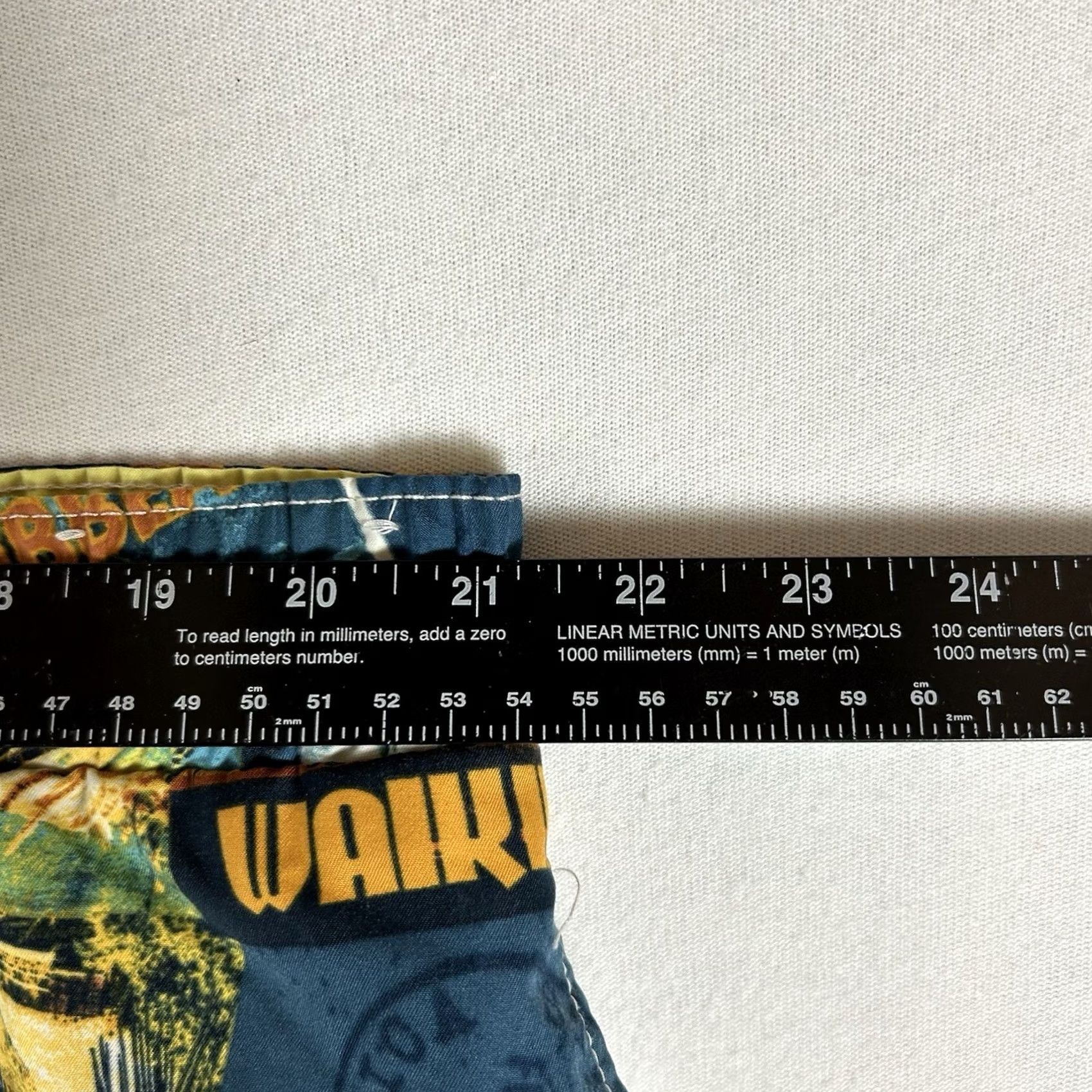 Vintage Caribbean Joe Swim Trunks Men's XXL All Over Print Hawaiian Drawstring Pockets Size ONE SIZE - 7 Thumbnail