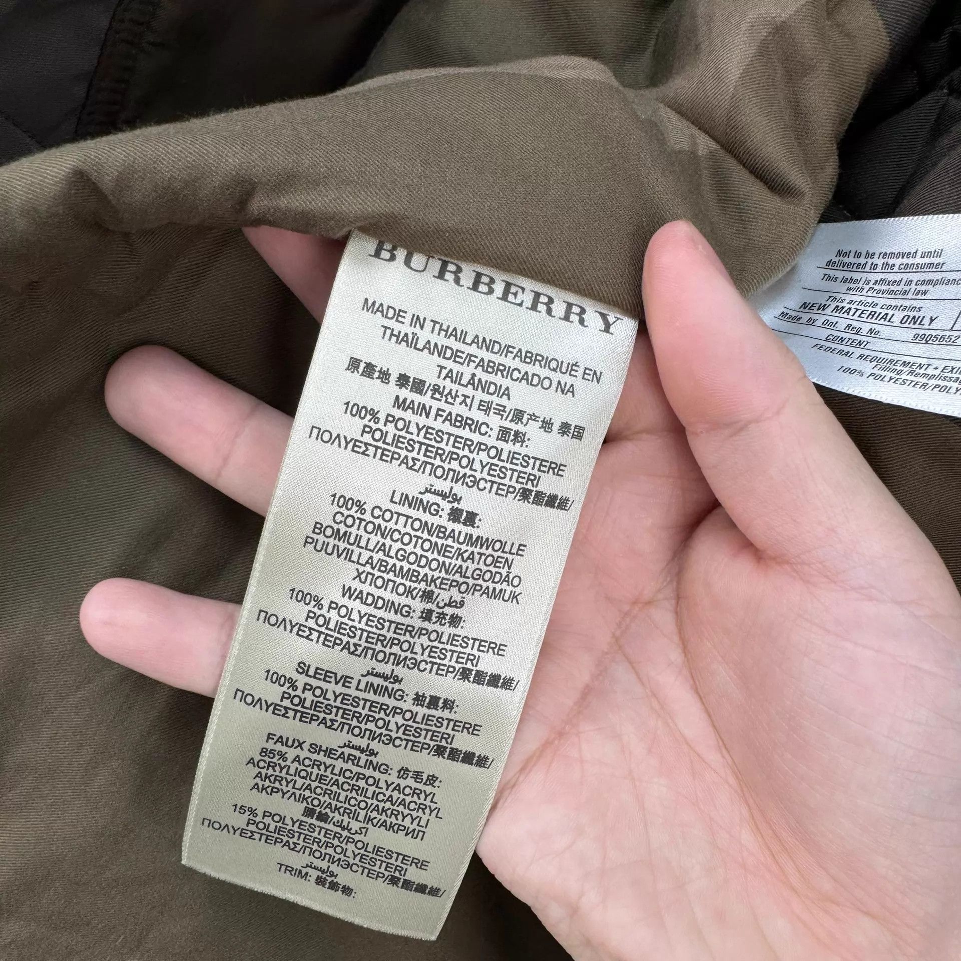 Burberry Burberry Lamb Wool Lined Check Puffer Jacket M New Size M / US 6-8 / IT 42-44 - 8 Thumbnail