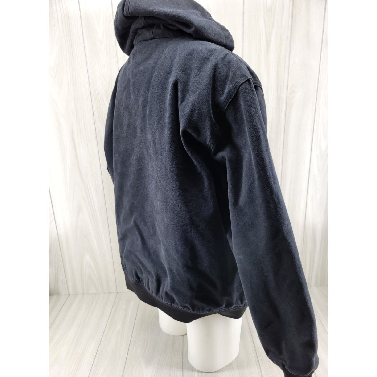 Dickies VINTAGE Dickies Jacket Canvas Hooded Quilted Lined Heavyweight 2XL Black Mens Regular Zip Short Size US XXL / EU 58 / 5 - 7 Thumbnail