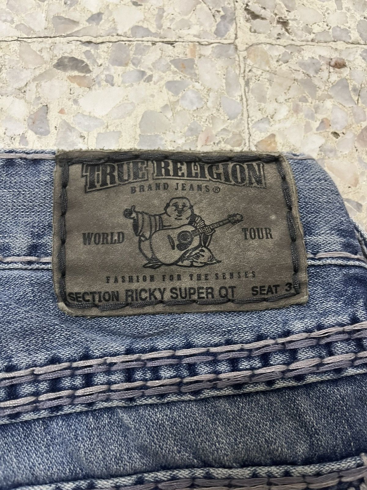 True Religion Vintage Y2K Japanese brand True religion light blue wash Size US 32 / EU 48 - 5 Thumbnail