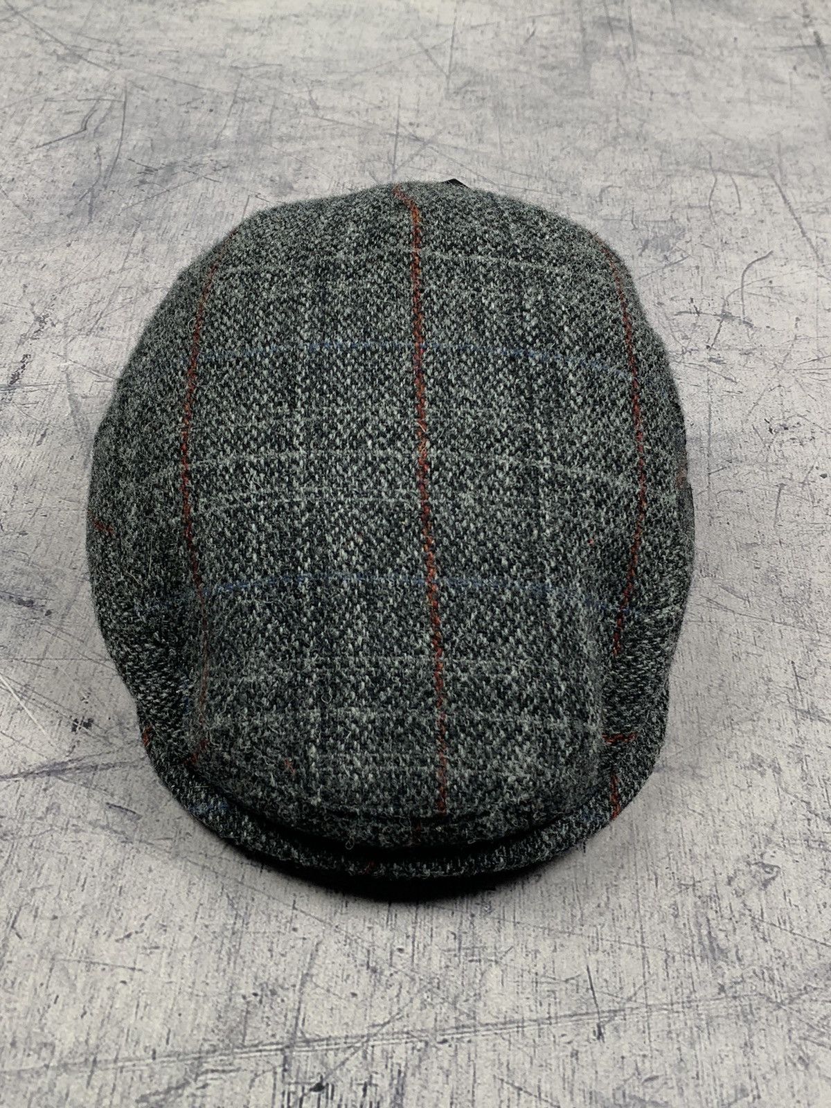 Harris Tweed × Vintage New Harris Tweed Wool Flat Hat Cap Size ONE SIZE - 4 Thumbnail