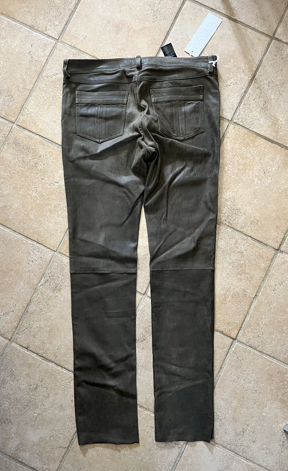 Drome real leather trousers, Italian size XXL Size US 40 / EU 56 - 3 Thumbnail
