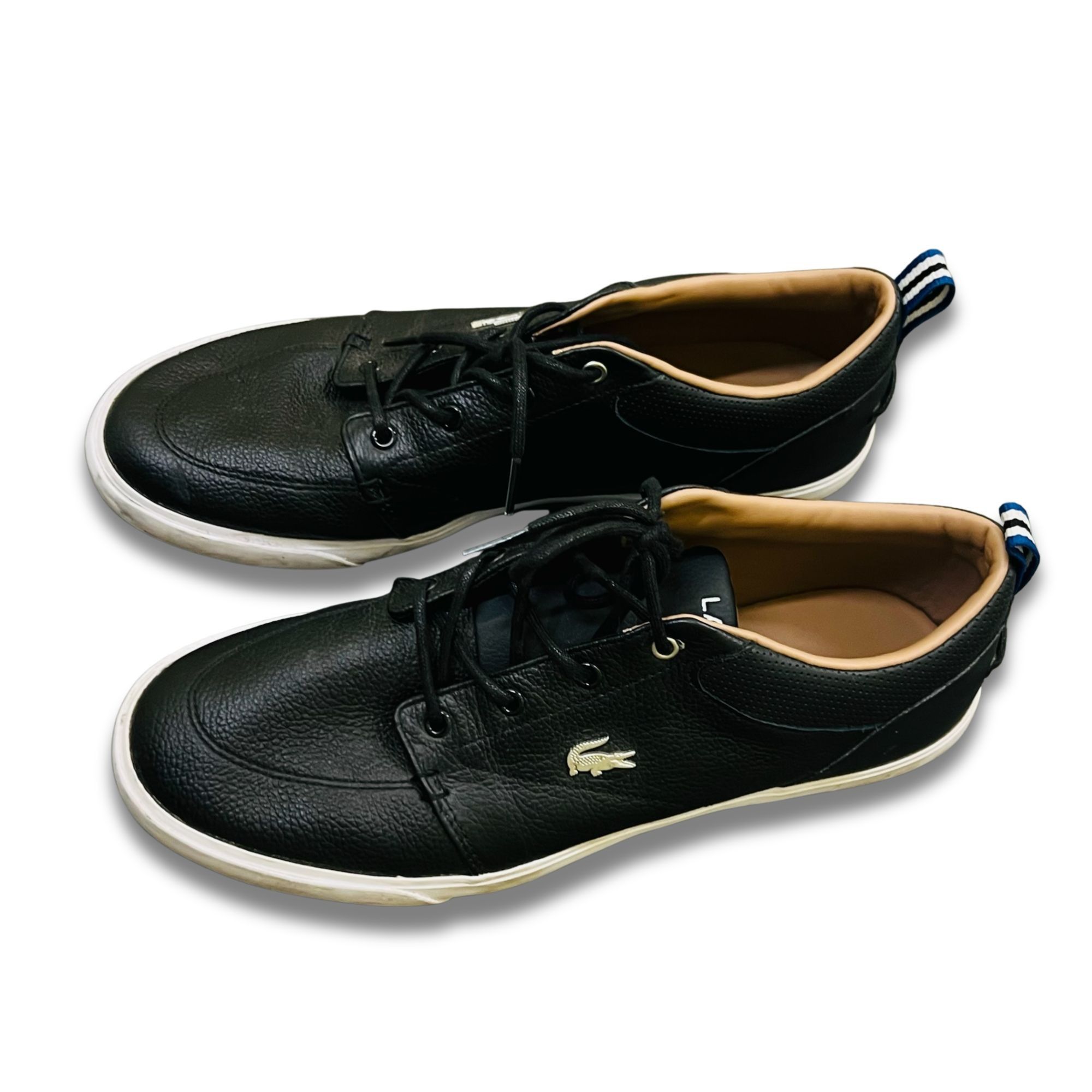Lacoste Lacoste Bayliss Sneakers Black Leather Low-Top Shoes Size 10 Size US 10.5 / EU 43-44 - 3 Thumbnail