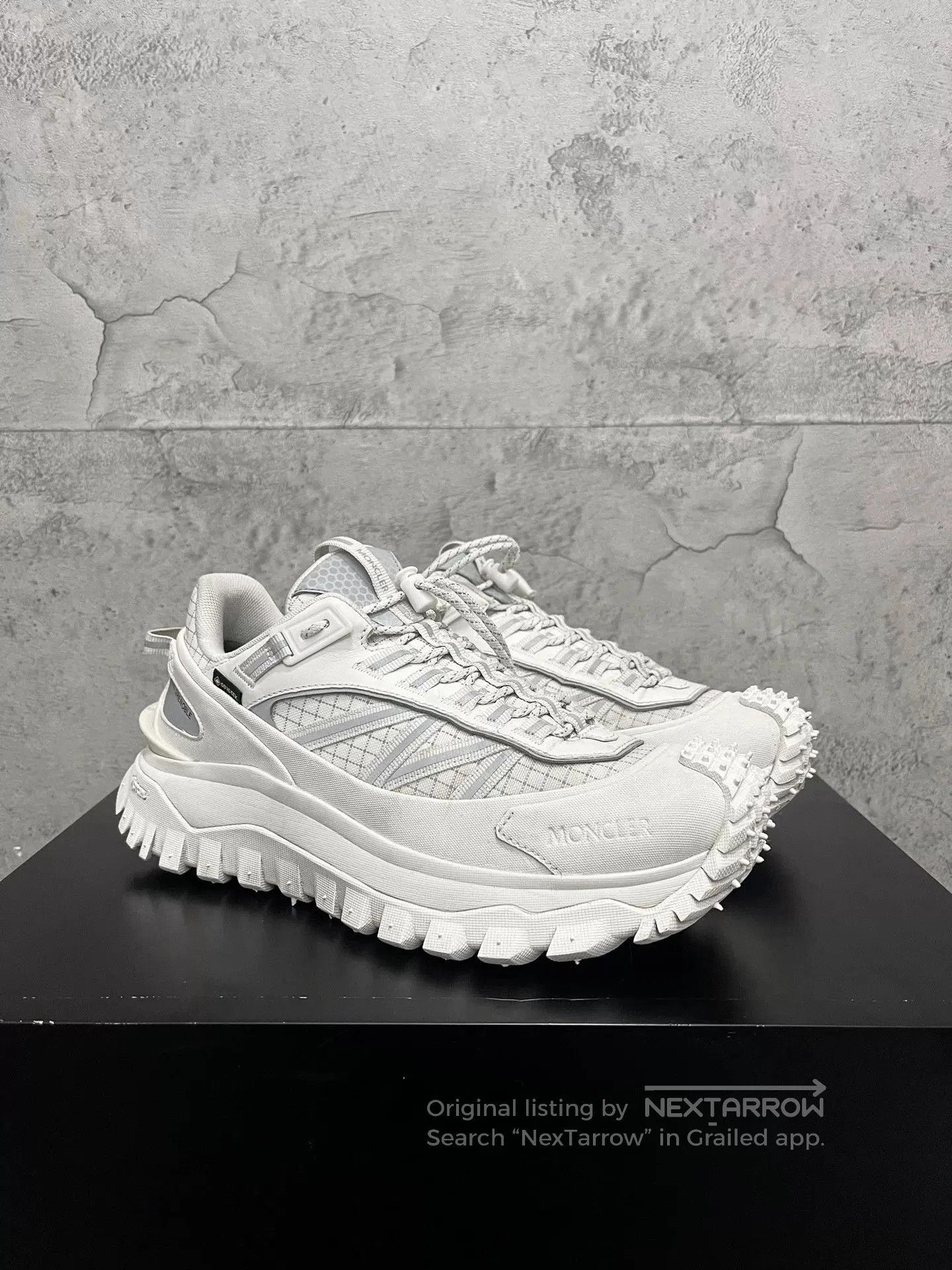 Moncler Moncler Trailgrip GTX White Hiking Shoes. Size US 7 / EU 40 - 3 Thumbnail