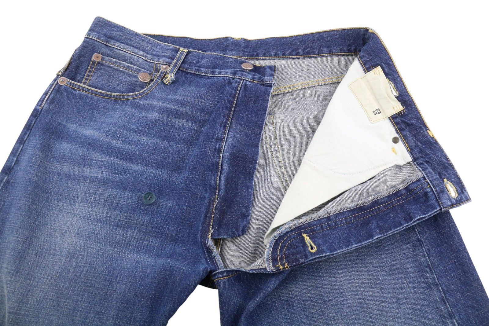 R13 CROSS OVER 27 Oasis Blue Distress 88283 Size 27" / US 4 / IT 40 - 5 Thumbnail