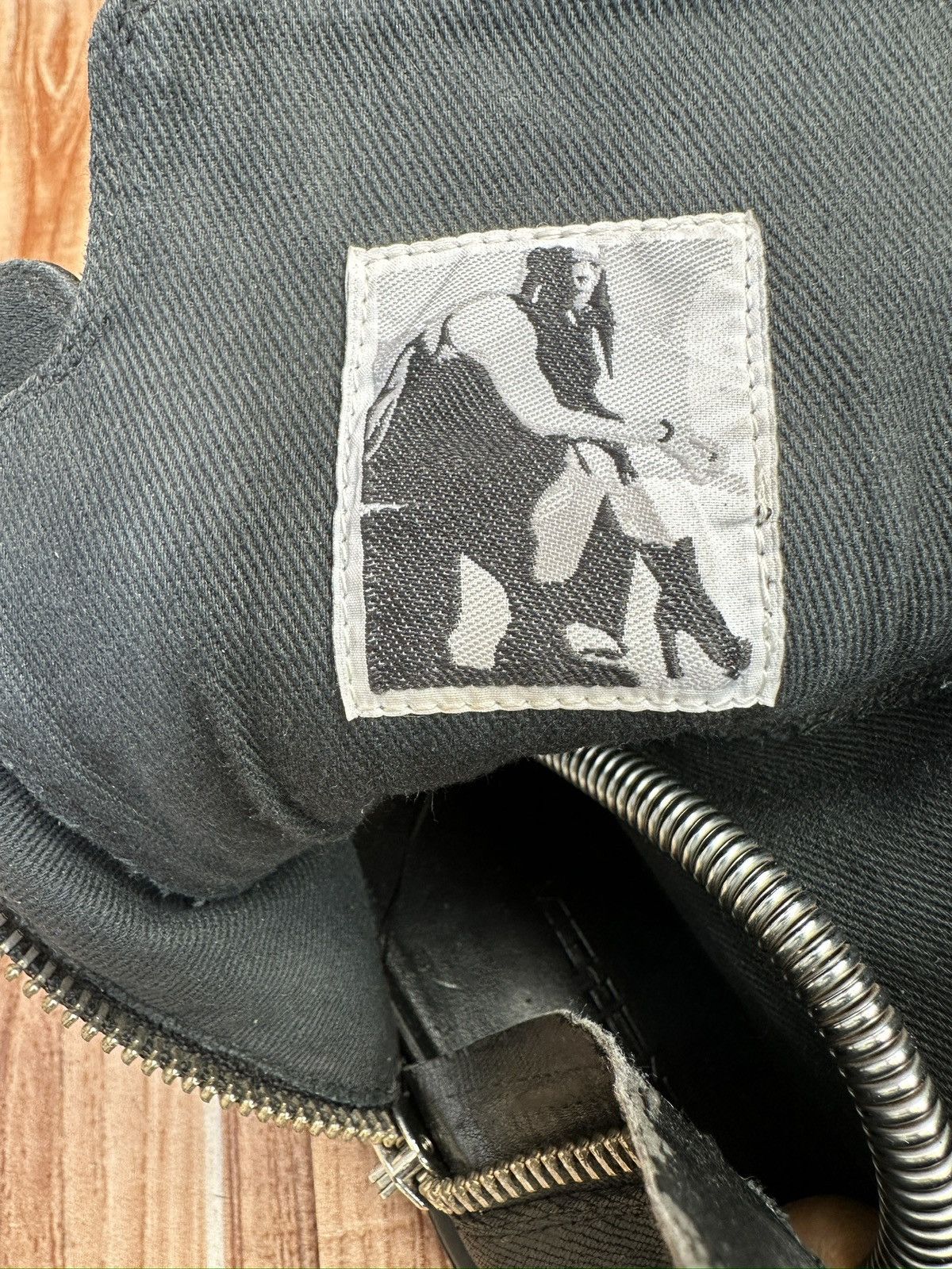 Rick Owens Rick Owens Drkshdw 2016 Black Waxed Canvas Vegan Ramones Size US 7.5 / EU 40-41 - 19 Thumbnail