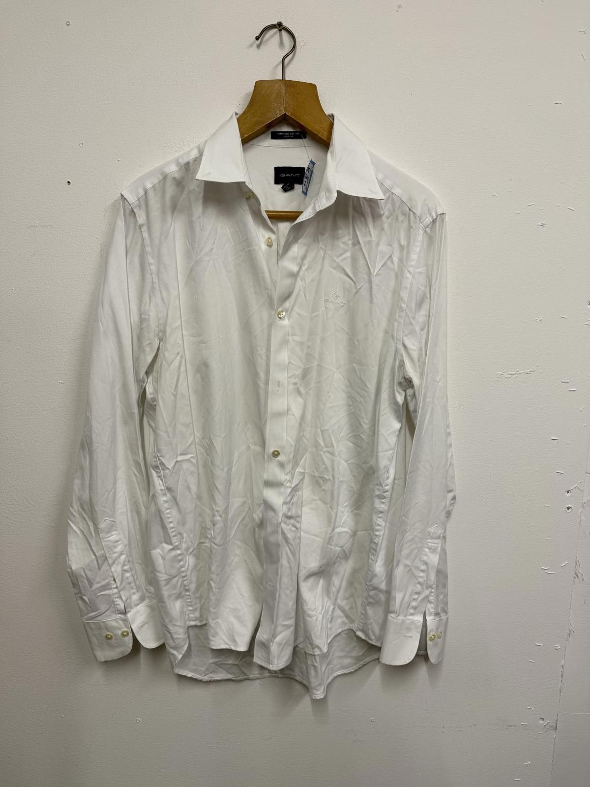 Gant GANT Classic White Long Sleeve Dress Shirt Size US M / EU 48-50 / 2 - 1 Thumbnail