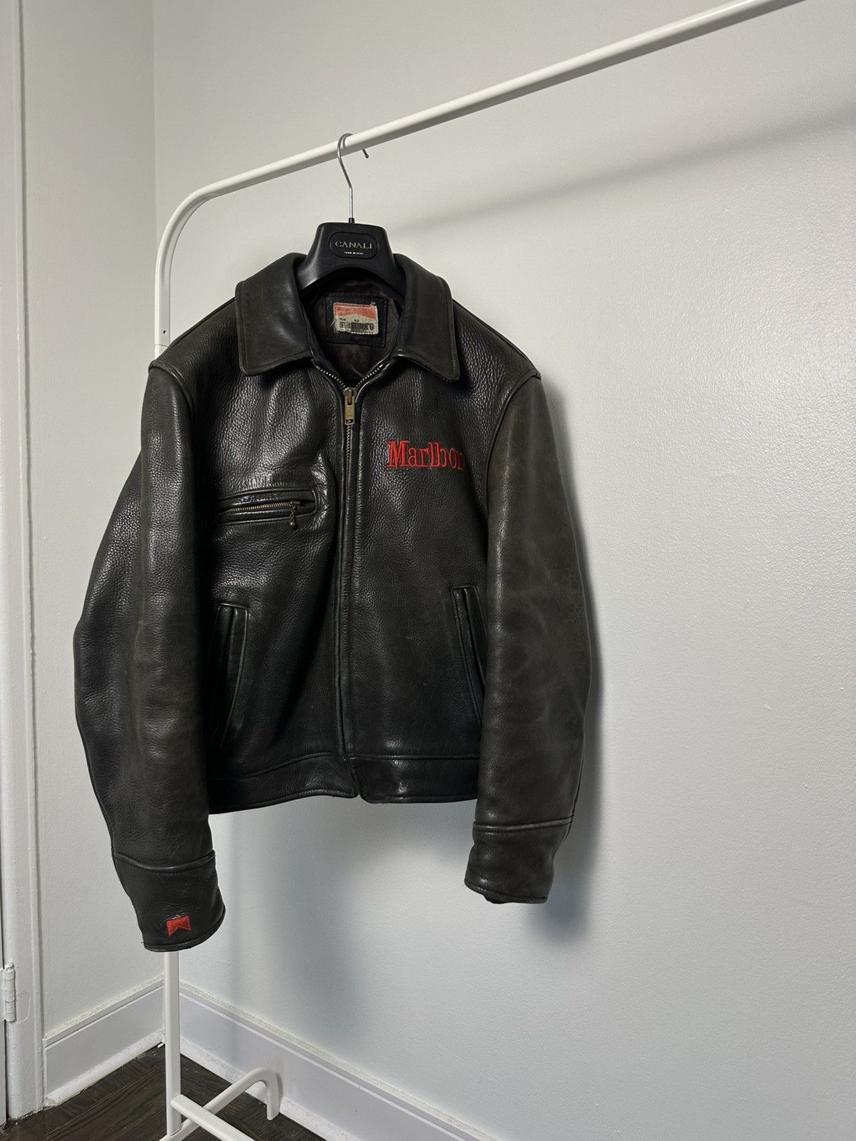 Marlboro Marlboro An American Tradition Heavy Leather Jacket Size US M / EU 48-50 / 2 - 5 Thumbnail