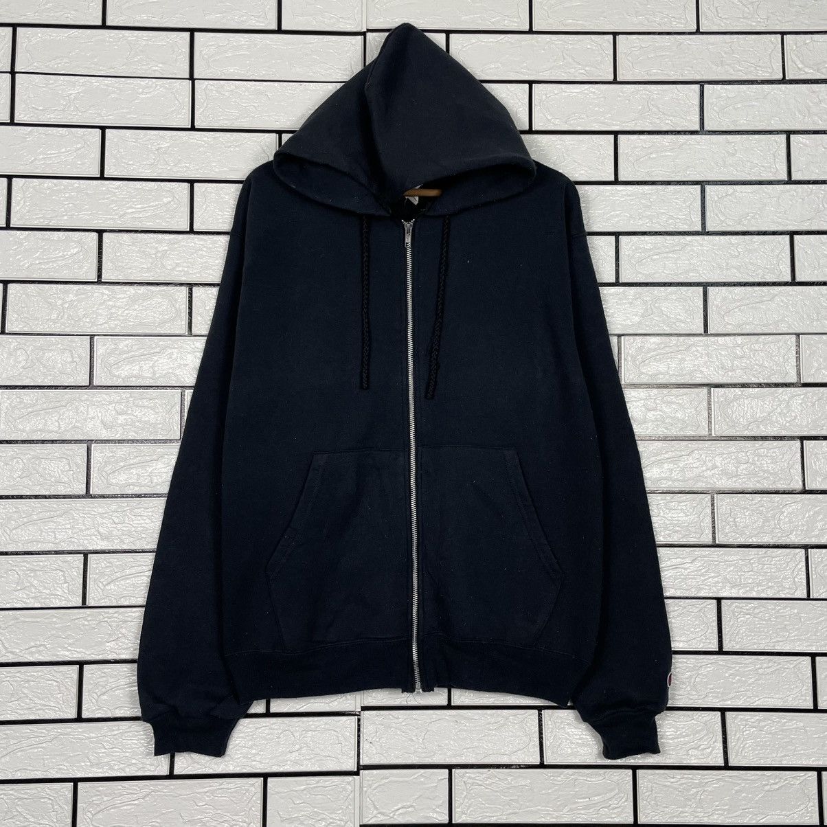 Champion Vintage Champion Black Zipper Hoodie Size US S / EU 44-46 / 1 - 1 Thumbnail