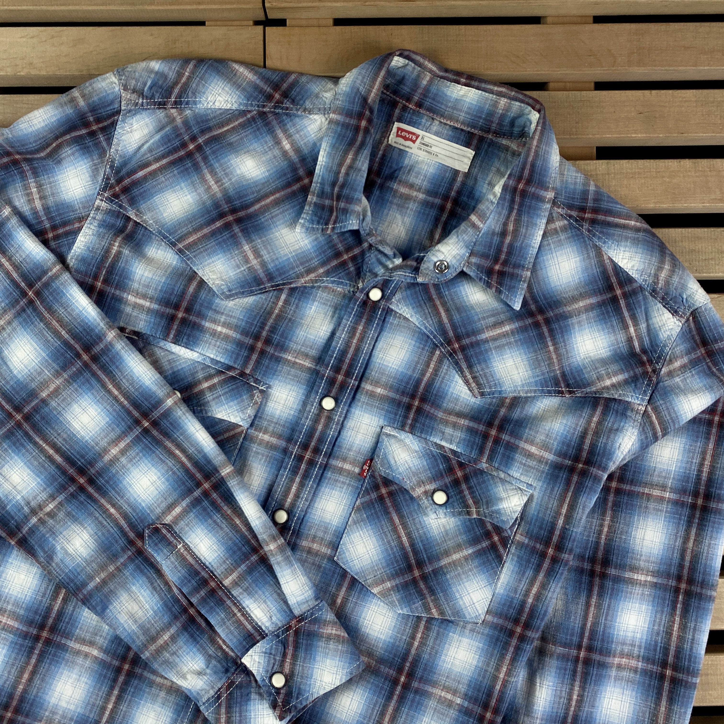 Levi's × Levi's Vintage Clothing × Vintage Men’s Shirt Long Sleeve Levi’s Vintage Size XL Size US XL / EU 56 / 4 - 2 Thumbnail