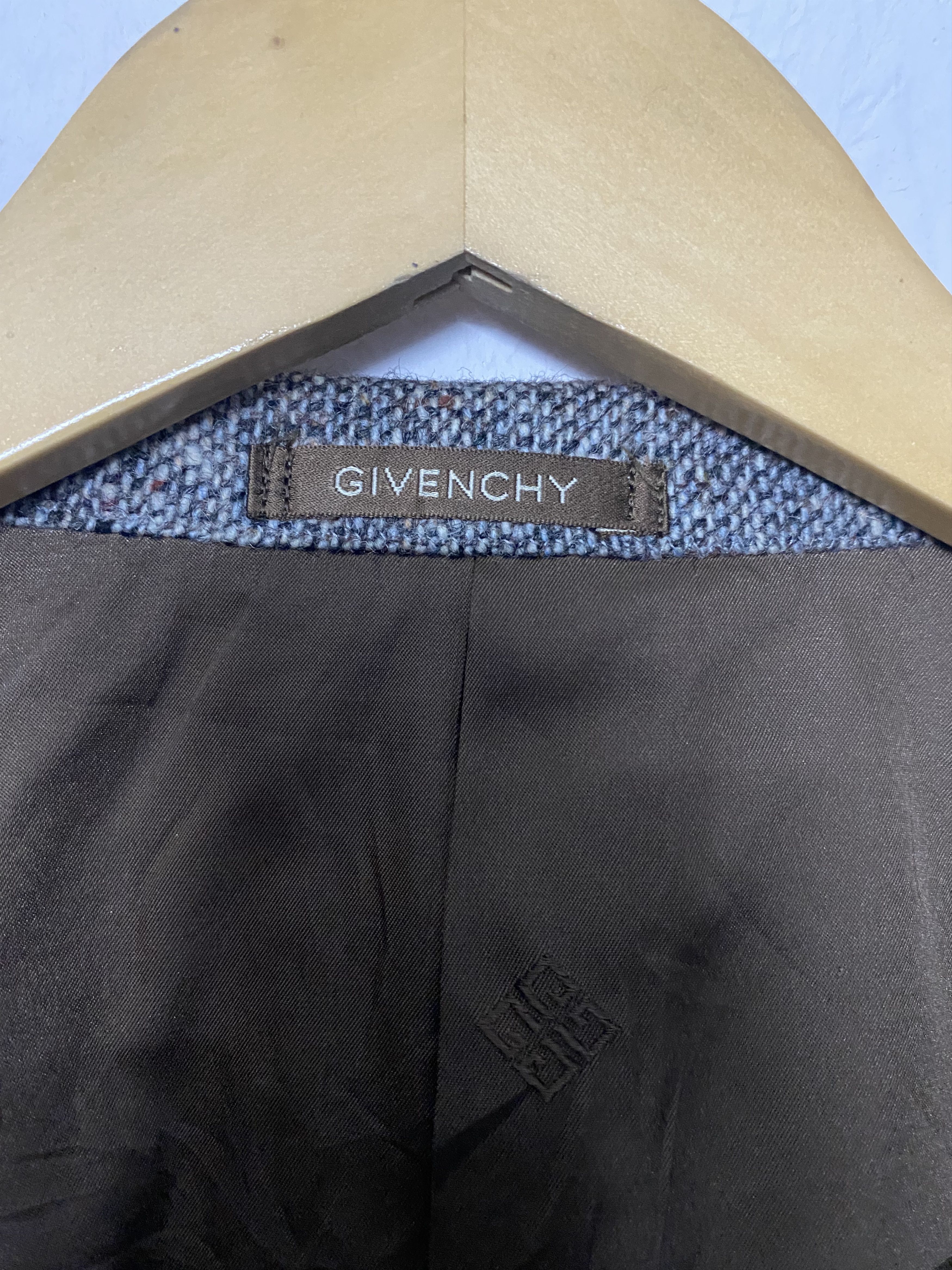 Givenchy Givenchy Tweed Wool Blazer Speckled Two-Button Coat Jacket Size US M / EU 48-50 / 2 - 8 Thumbnail