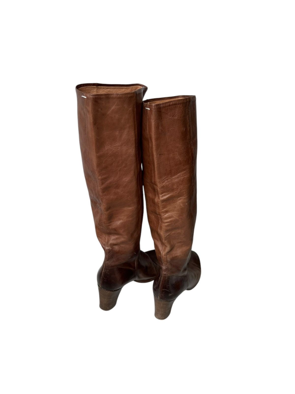 Maison Margiela × Vintage Vintage Maison Margiela Line 22 Leather Boots Size US 8 / IT 38 - 6 Thumbnail