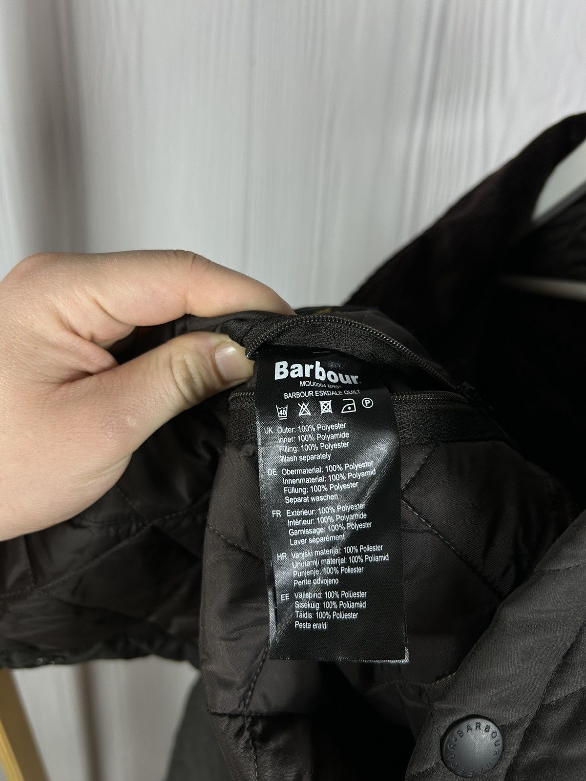 Barbour Barbour Eskdale Quilted Brown Jacket Size XXL MQU0004 BR91 Size US XXL / EU 58 / 5 - 7 Thumbnail