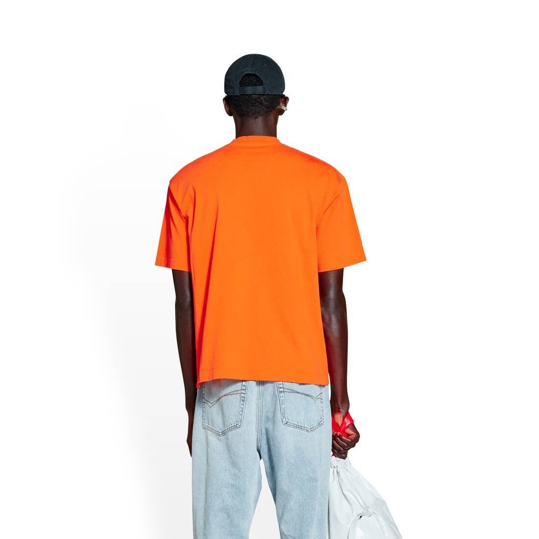 Balenciaga o1mt1gz0724 BB Corp T-Shirt Medium Fit in Orange Size US S / EU 44-46 / 1 - 4 Thumbnail
