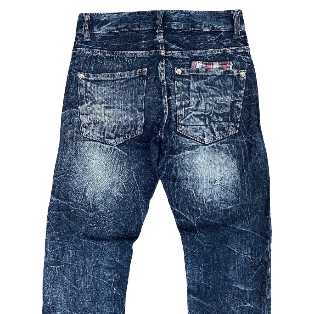Japanese Brand Wild Life Japan Spellout Flare Jeans Hysteric Style Size US 31 - 9 Thumbnail