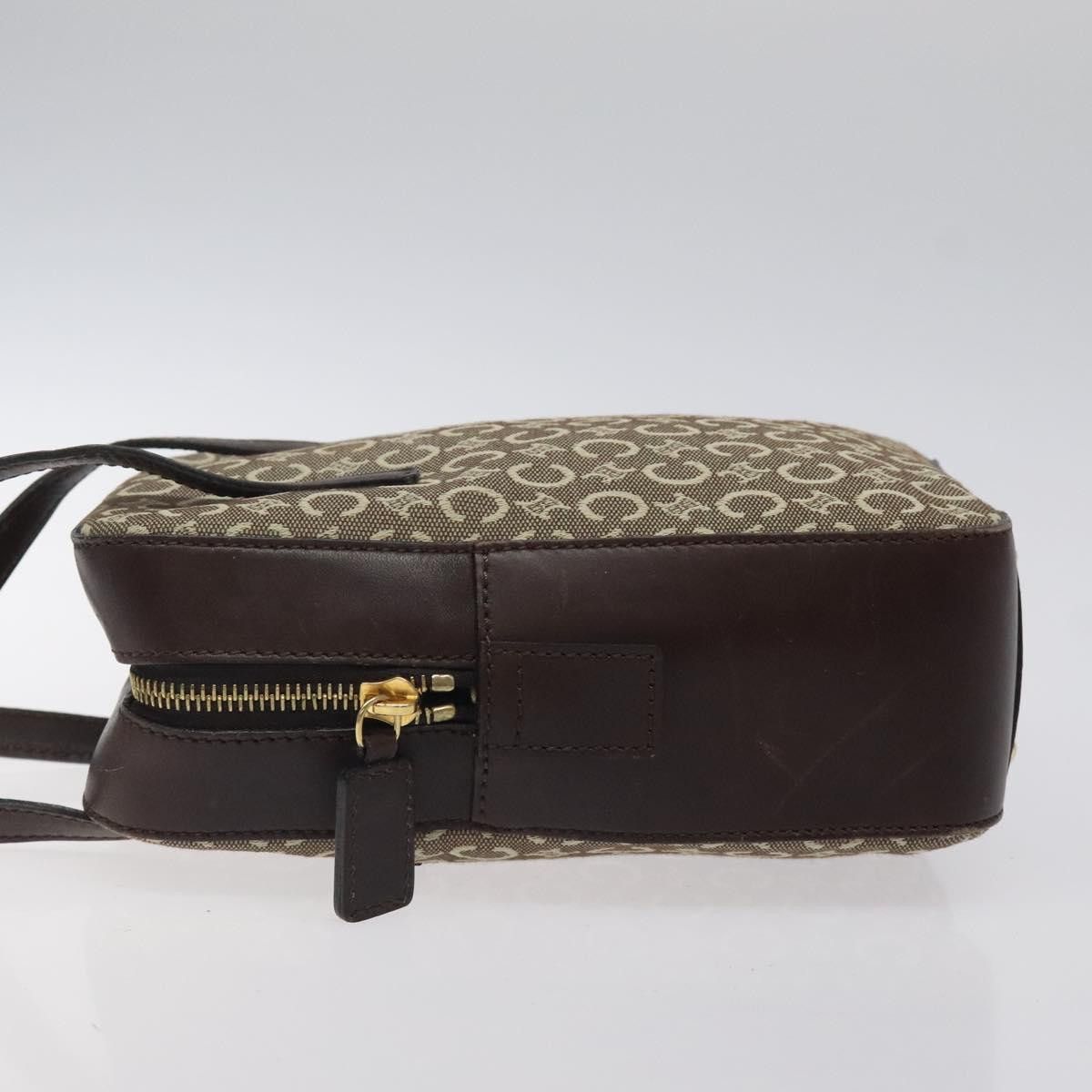 Celine CELINE C Macadam Canvas Hand Bag Brown Gold Size ONE SIZE - 5 Thumbnail
