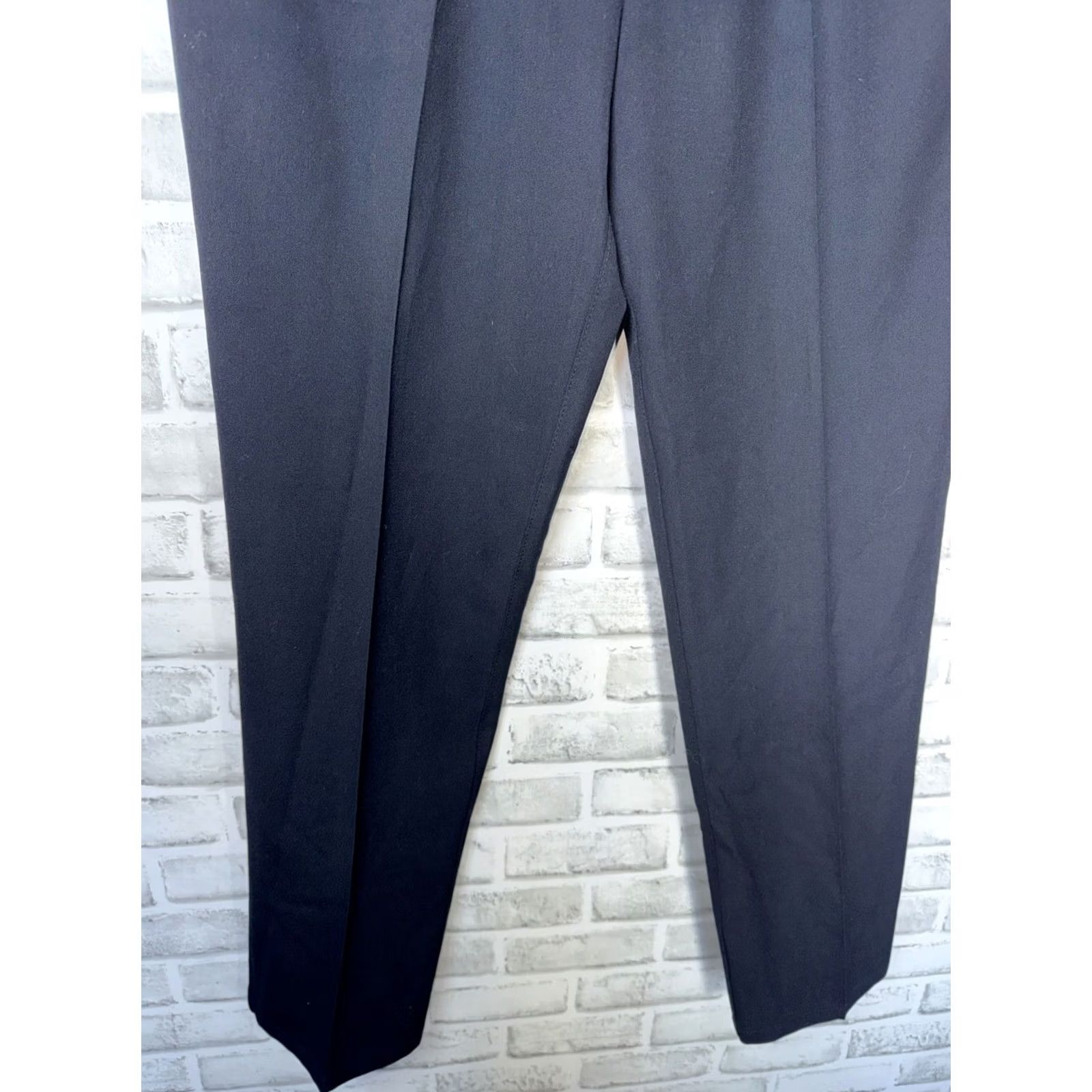 Vintage VINTAGE Alberto Comfort Fit Ceramica Polyester Blend Black Pants 34x33 Size US 34 / EU 50 - 6 Thumbnail