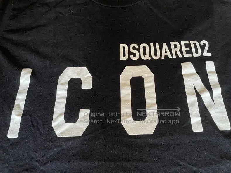 Dsquared2 Dsquared2 ICON Black Short Sleeve T. Size US S / EU 44-46 / 1 - 3 Thumbnail