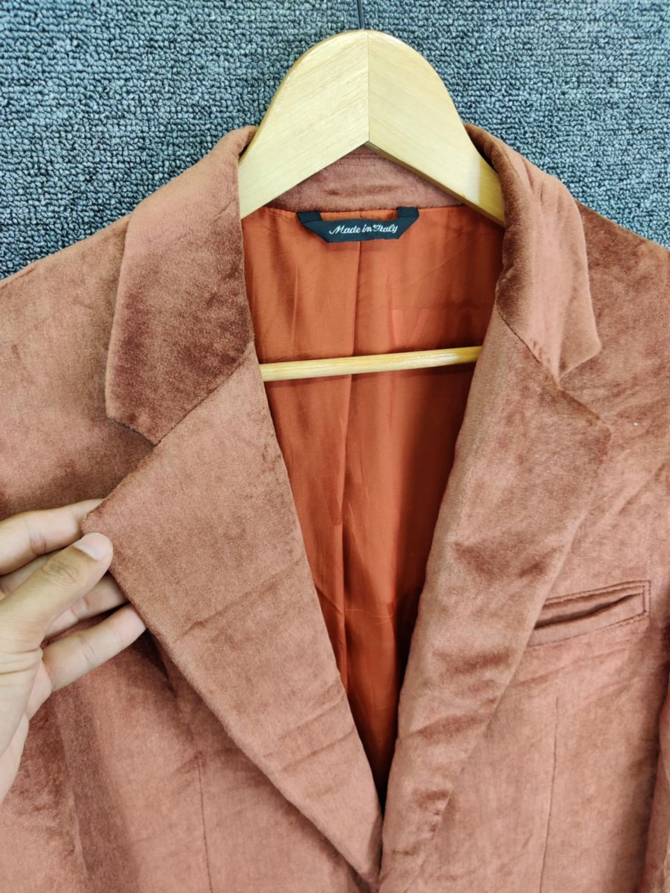 Versace Jeans Couture Nice ❗ Versace Jeans Couture Velvet Single Breasted Blazer Size US M / EU 48-50 / 2 - 5 Thumbnail