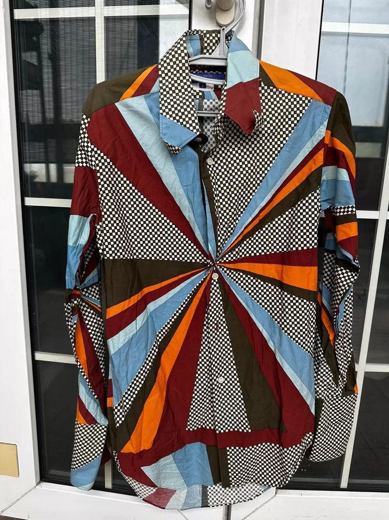 Junya Watanabe Junya Watanabe MAN Geometric Shirt Size US S / EU 44-46 / 1 - 8 Thumbnail
