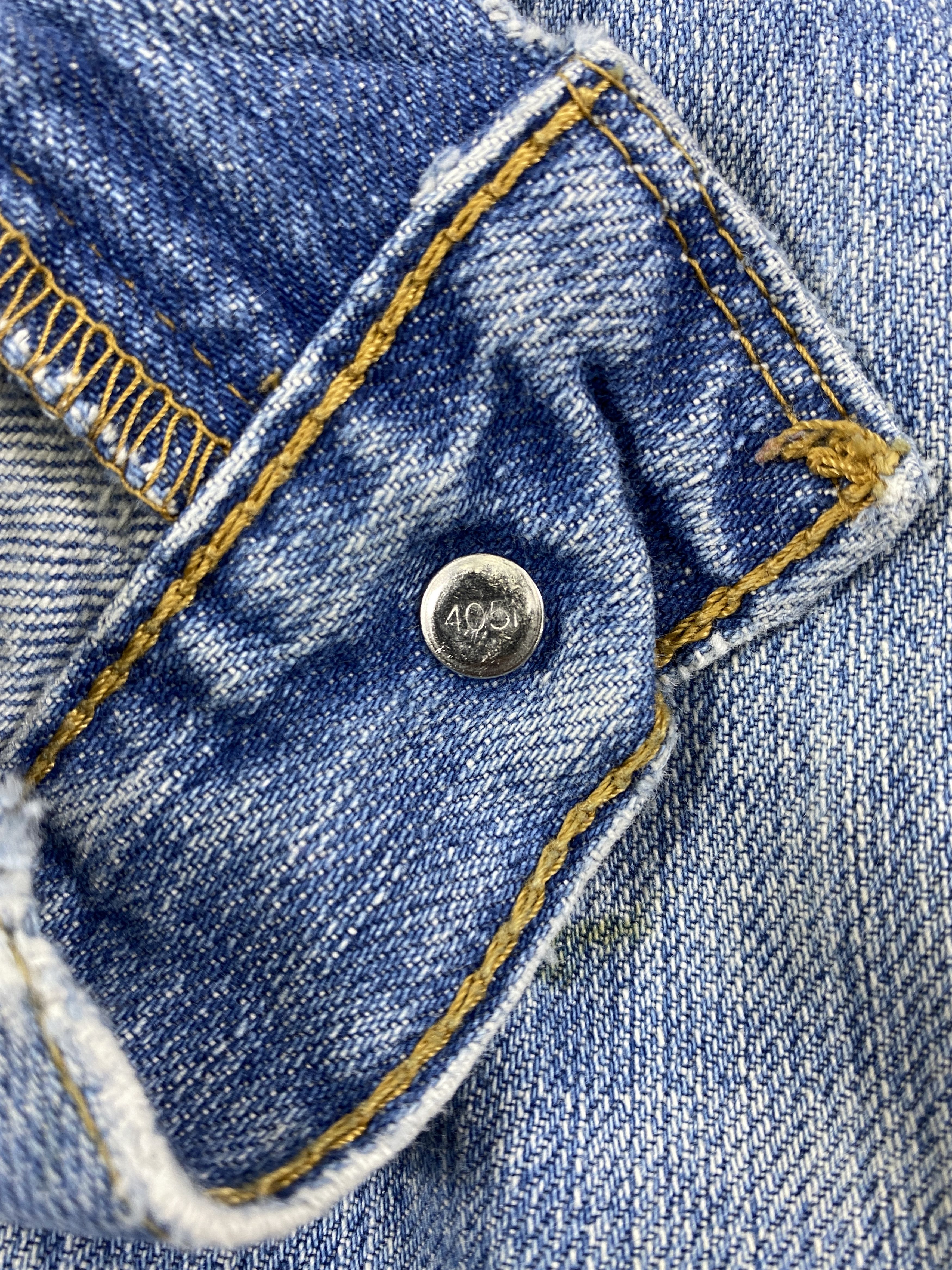 Levi's Blue Wash Vintage Levi's 569 36x32.5 Denim -JN2103 Size US 36 / EU 52 - 7 Thumbnail