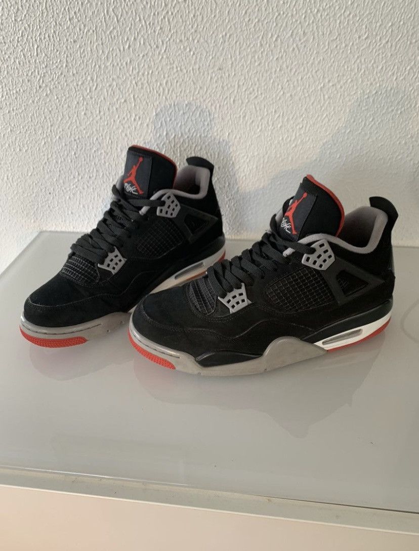 Jordan Brand Jordan 4 'Bred' 2019 Size US 10 / EU 43 - 3 Thumbnail