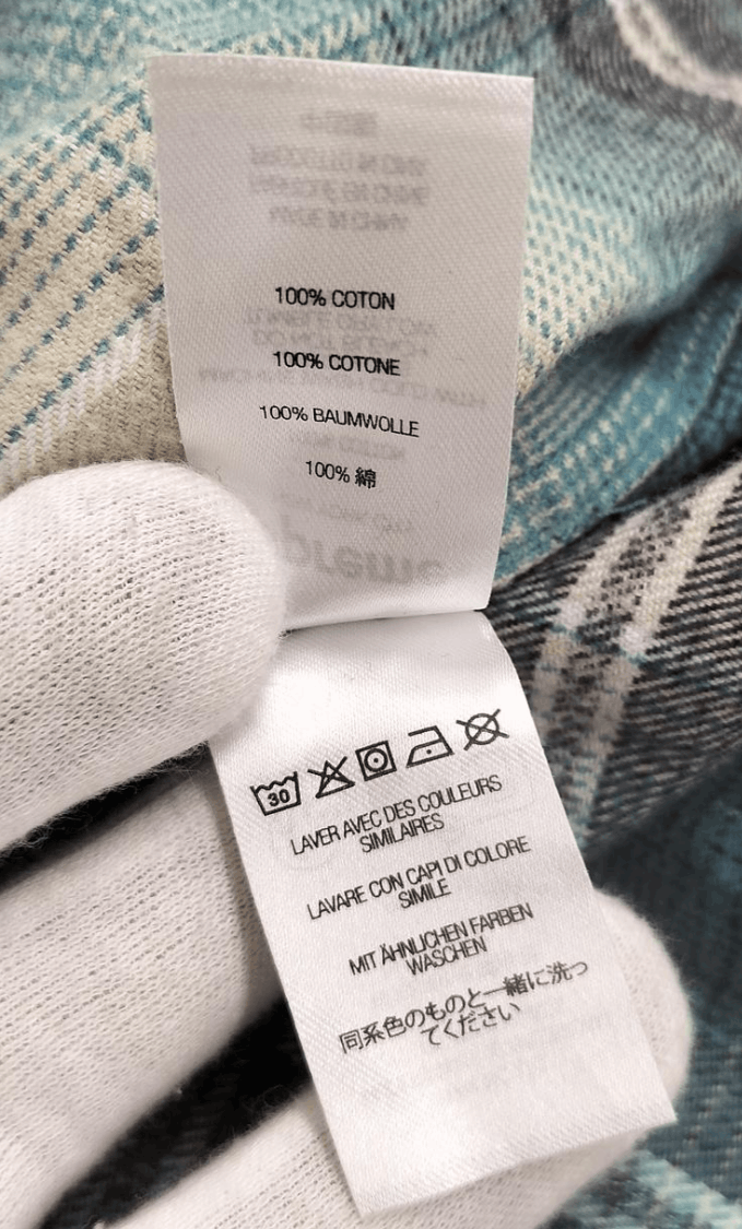 Supreme Supreme SHADOW PLAID FLANNEL SHIRT Blue Size US S / EU 44-46 / 1 - 3 Thumbnail