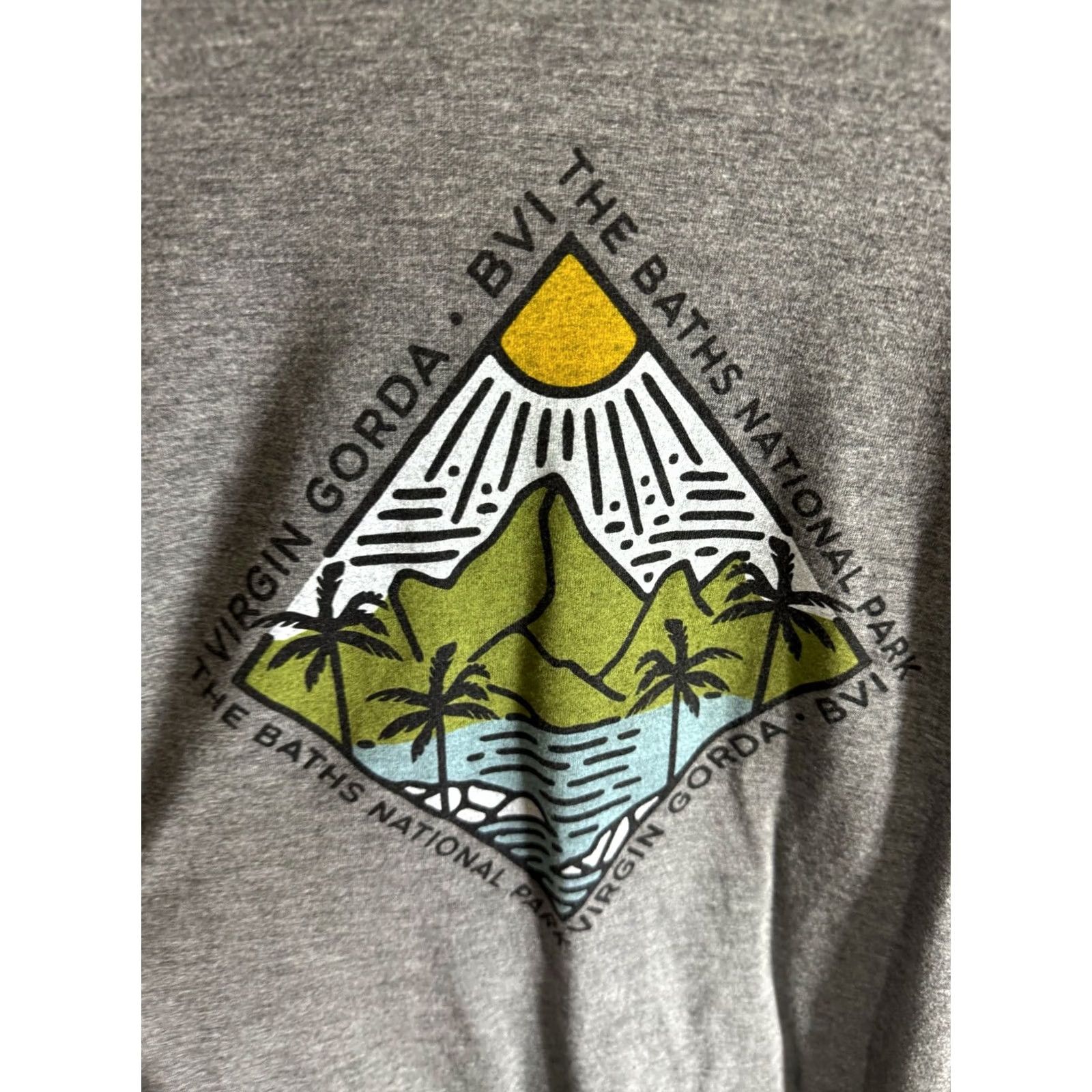 Vintage The Baths National Park Logo TEE T SHIRT Large L Mens Size US L / EU 52-54 / 3 - 4 Thumbnail