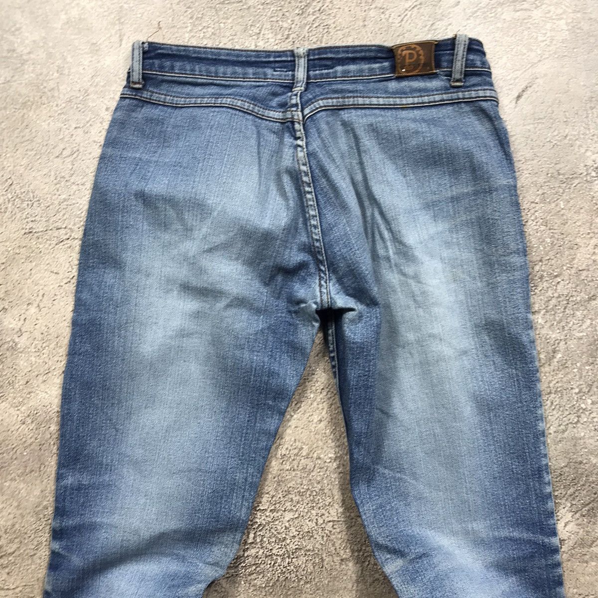 Vintage Vintage 90s Distressed Baggy Wide Leg Jeans Grunge Y2K 28 Size 28" / US 6 / IT 42 - 5 Thumbnail
