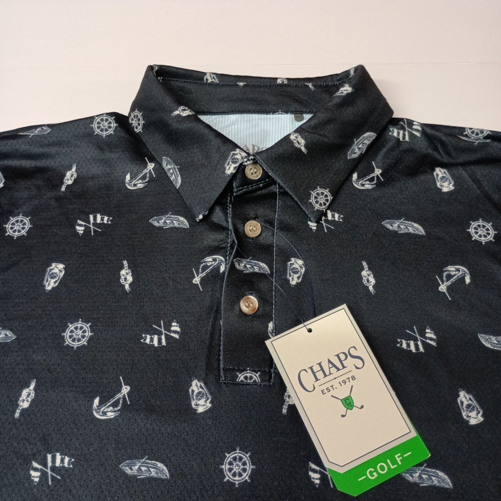Chaps Chaps Golf Polo Shirt Men's Size S American Navy Stretch Size US S / EU 44-46 / 1 - 2 Thumbnail