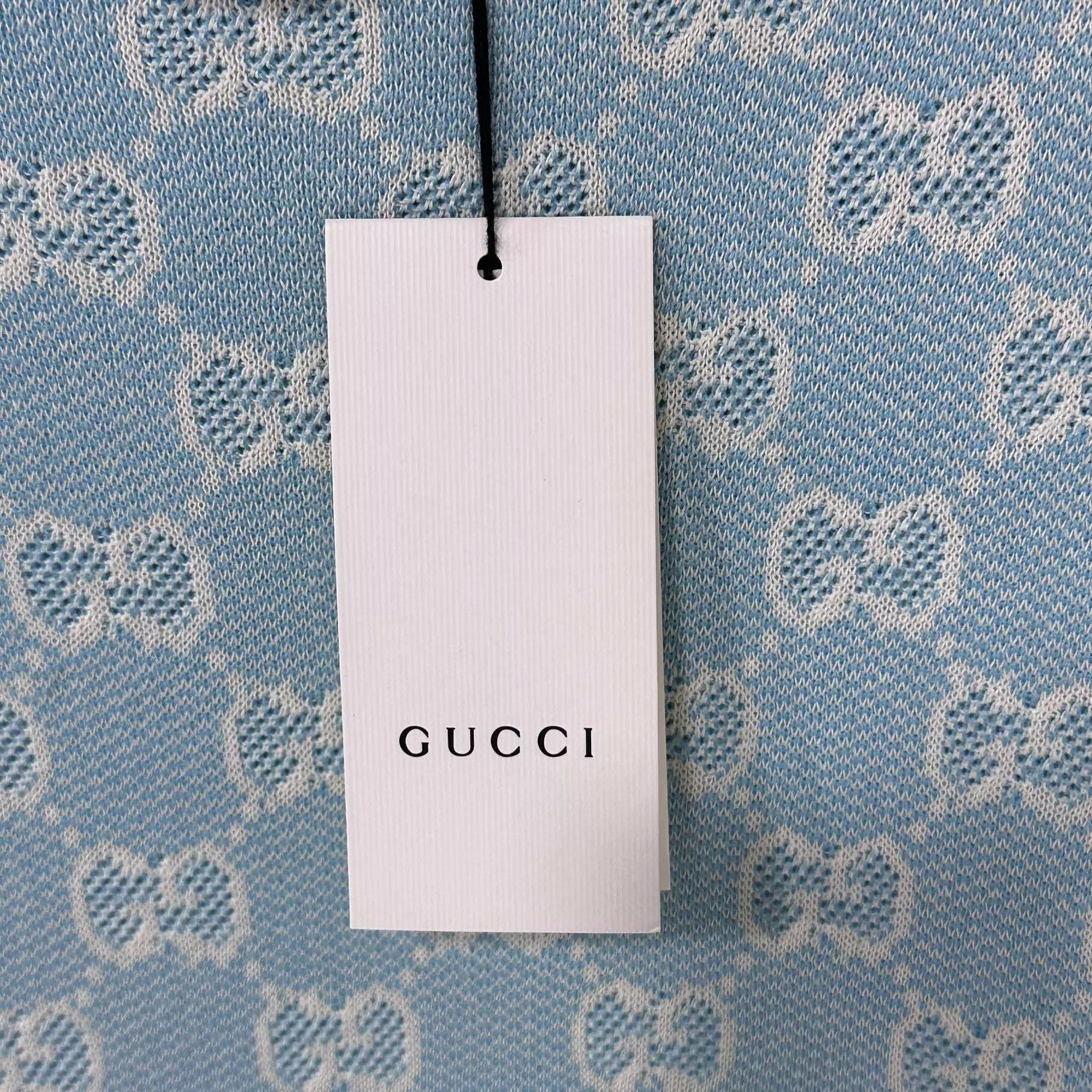 Gucci GUCCI sky blue all over print XS dress Size XS / US 0-2 / IT 36-38 - 6 Thumbnail