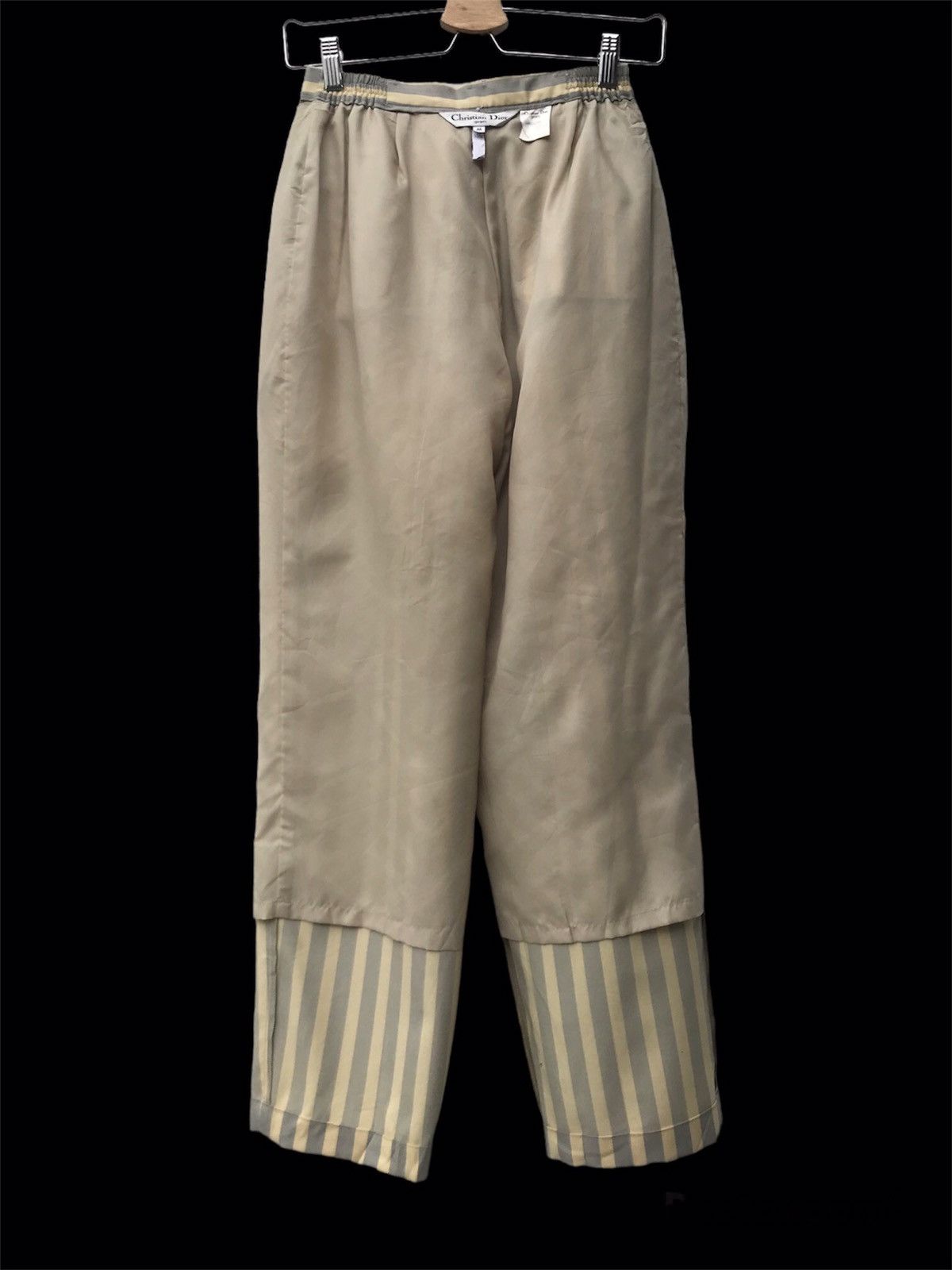Christian Dior Monsieur Vintage Christian Dior Sports Striped Pants (Waist 23-26) Size 23" - 4 Thumbnail