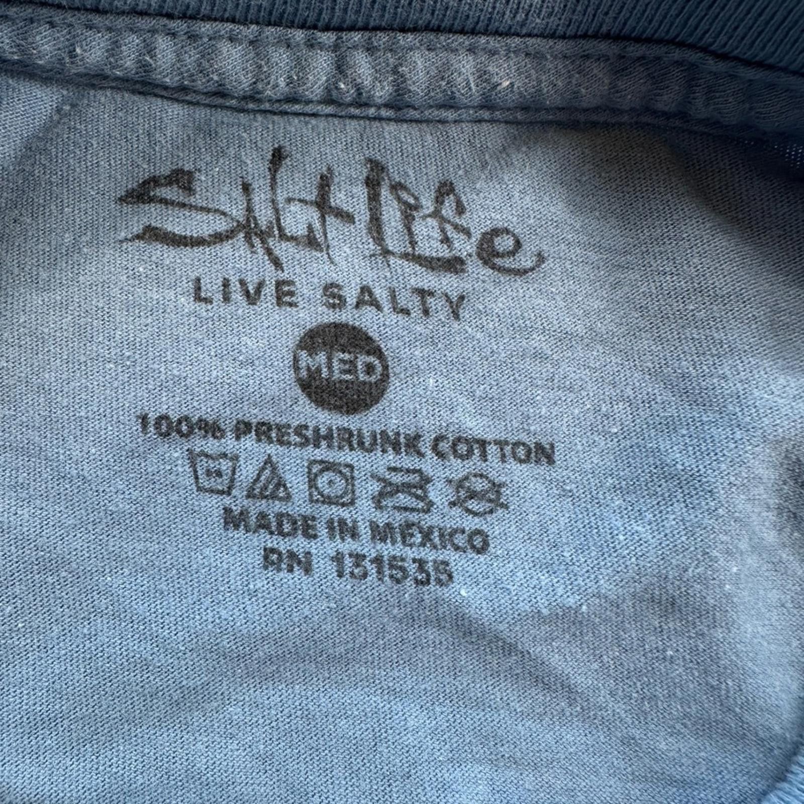 Other Salt Life Oceans Revenge Blue Graphic T-Shirt Mens M Octopus Size US M / EU 48-50 / 2 - 4 Thumbnail