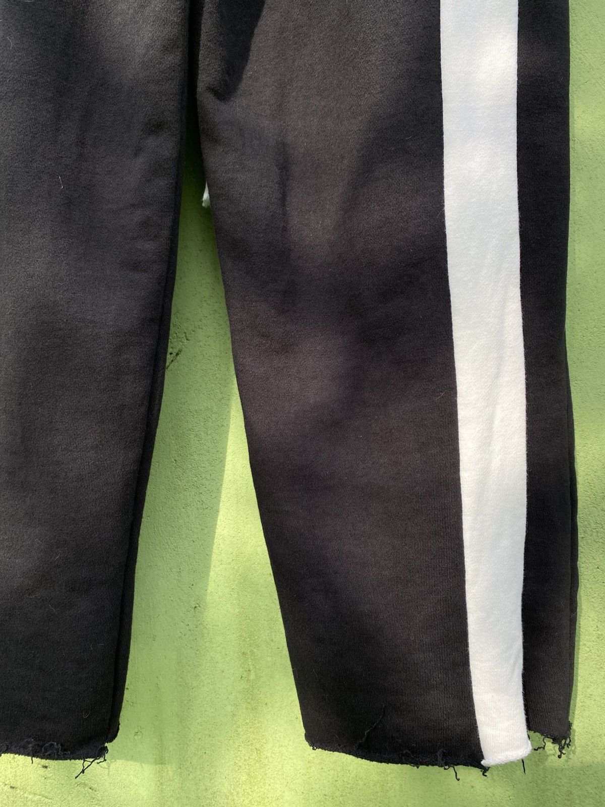 Japanese Brand Bound Sweatpants Distressed Stripe Grunge Avant Garde Look Size 23" - 11 Thumbnail