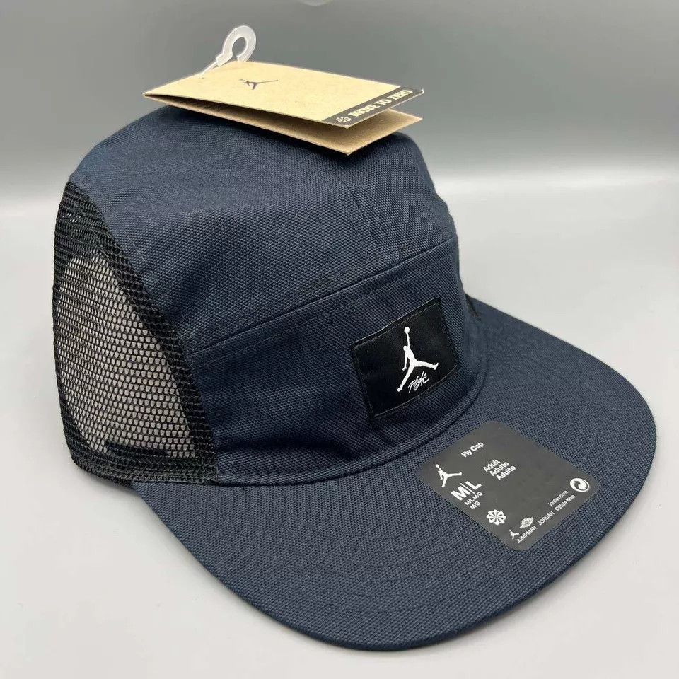 Jordan Brand Air Jordan 5 Panel Hat Men Jumpman Strap Back Fly Cap M-L Size ONE SIZE - 3 Thumbnail