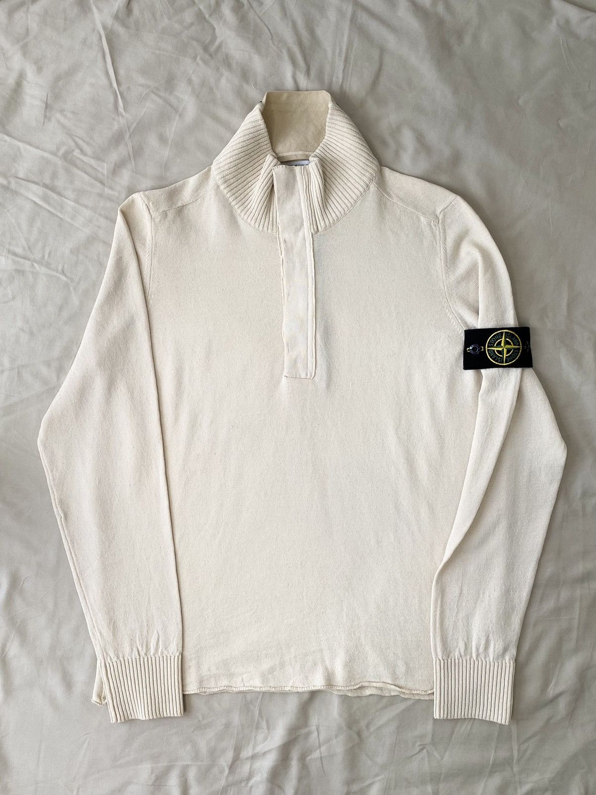 Stone Island Stone Island vintage half-zip knit sweater Size US M / EU 48-50 / 2 - 3 Thumbnail