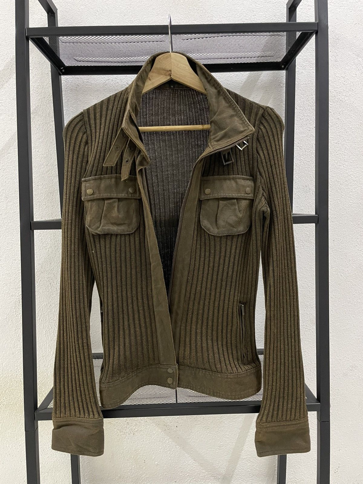 If Six Was Nine Fragile Kintted Zipper Crop Jacket Size S / US 4 / IT 40 - 4 Thumbnail