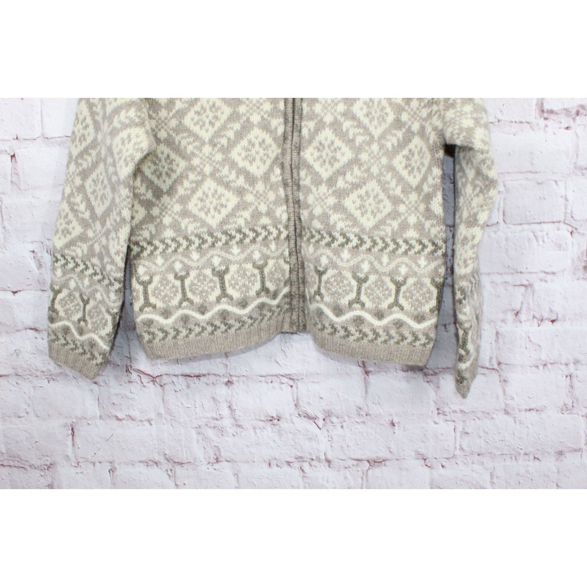 Vintage Vintage Nomadic Traders Women's Nordic 100% Wool Sweater Size S / US 4 / IT 40 - 3 Thumbnail