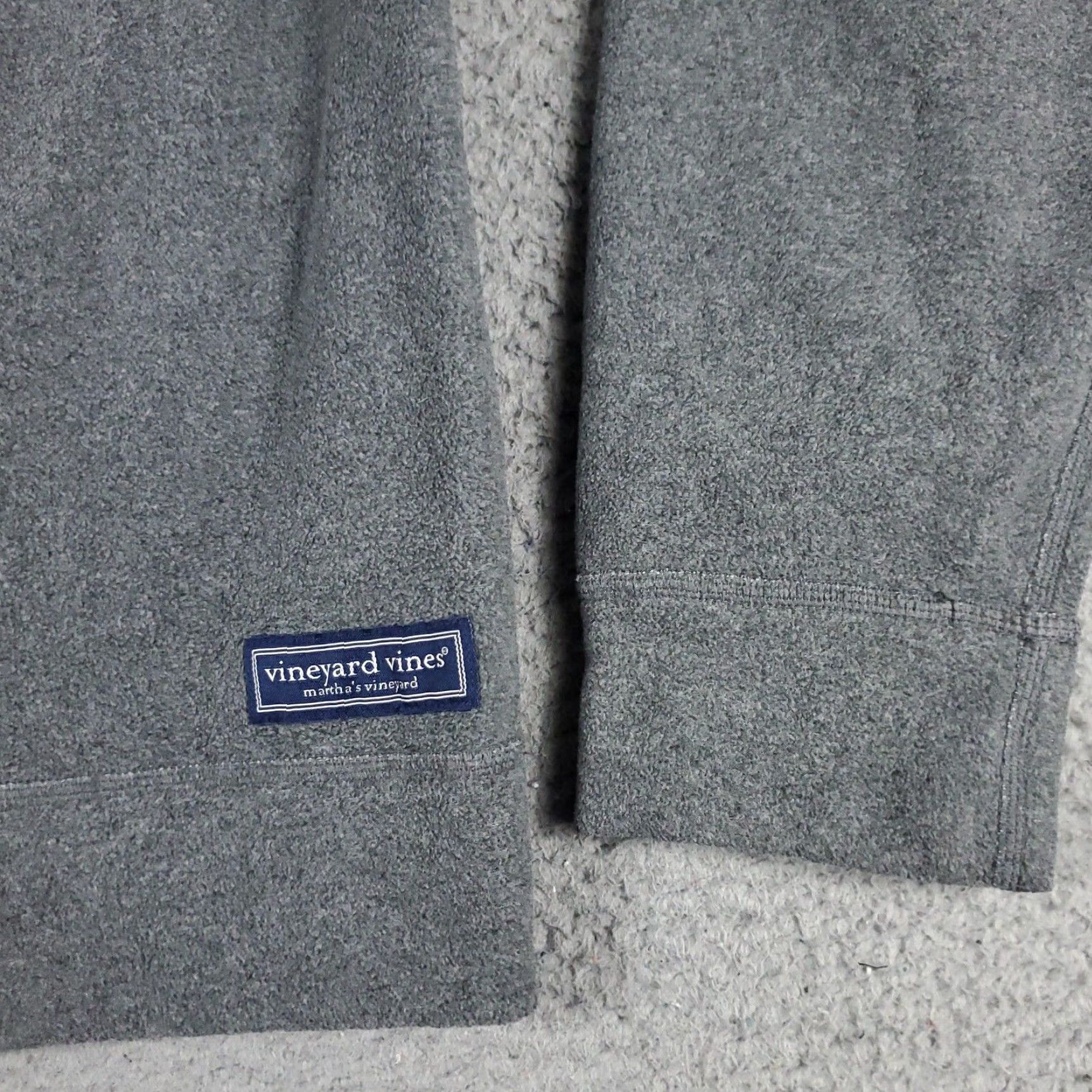 Vineyard Vines Vineyard Vines Mens Small Gray Pullover Sweater Crew Neck Cotton Long Sleeve Size US S / EU 44-46 / 1 - 4 Thumbnail