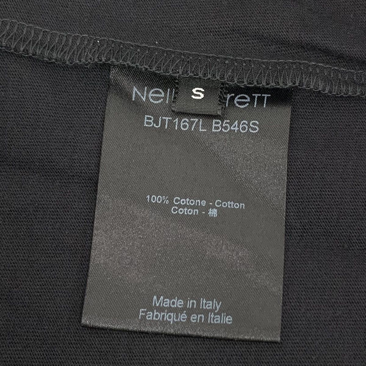 Neil Barrett Neil Barrett Black Angel & Eagle Print Cotton T-shirt K26WX Size US S / EU 44-46 / 1 - 7 Thumbnail