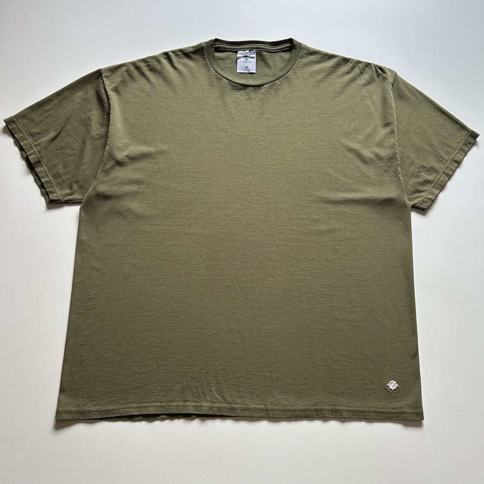 Jerzees Vintage 90s Faded Green Blank Basic T Shirt XL Made In USA Size US XL / EU 56 / 4 - 1 Thumbnail