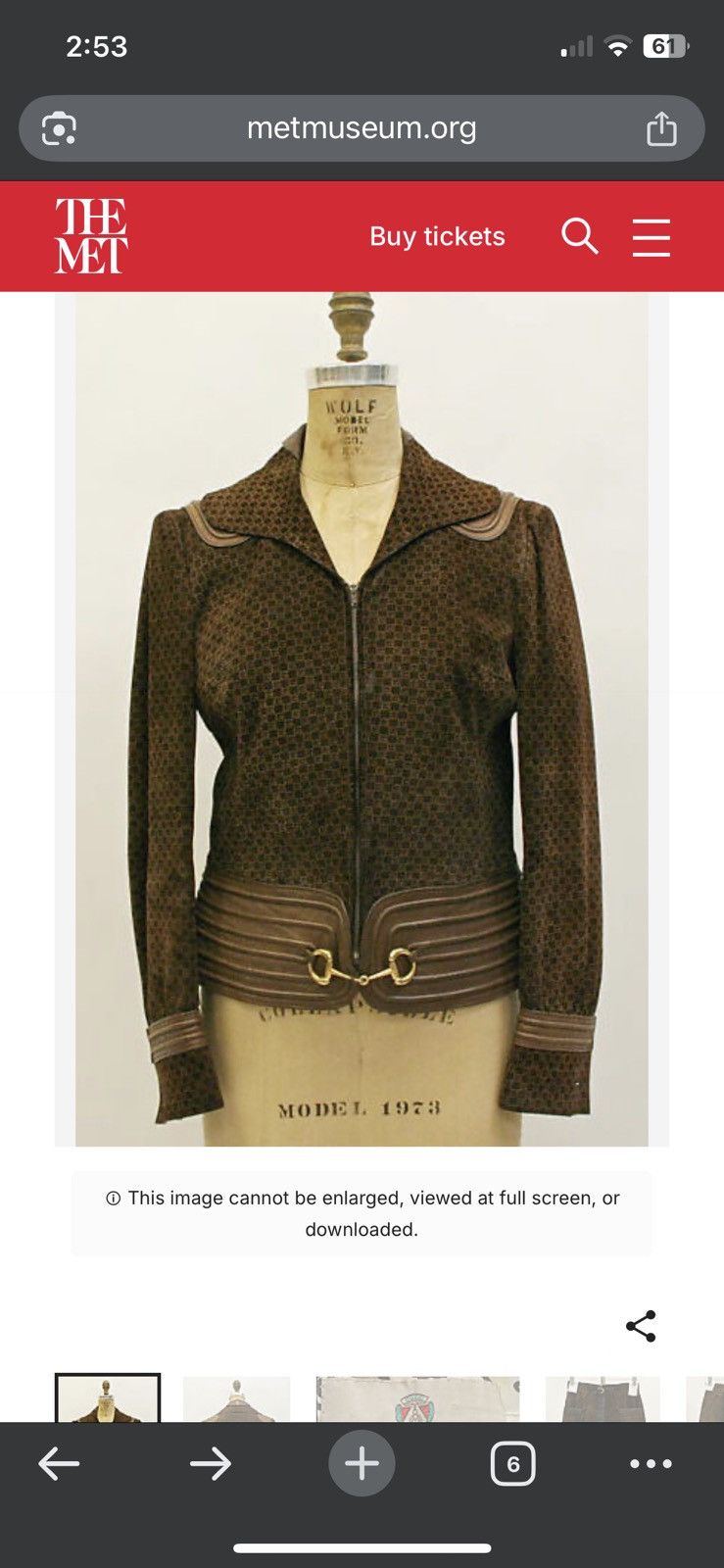 Gucci Ultra Rare Archive 70s Gucci Monogram Suede Leather Jacket Size US S / EU 44-46 / 1 - 2 Thumbnail